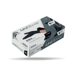 Luva Unigloves Nitrílica Preta 100 unidades