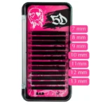Cílios Bad Pink 5D - Curvatura D 0.07 - Imagem 3