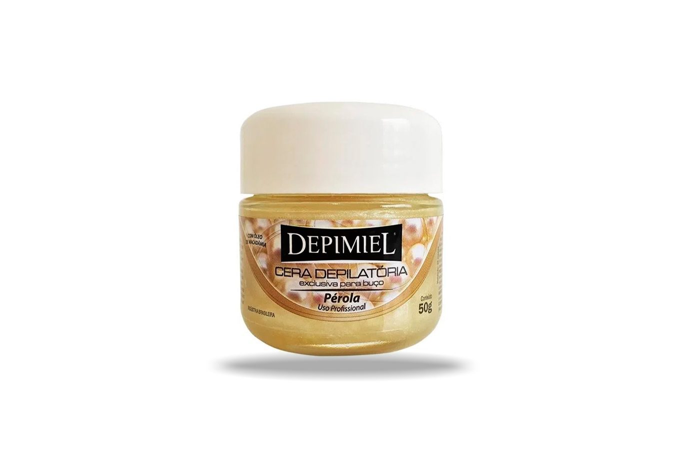 15239340392-cera-depilatoria-perola-depimiel-buco-50g.jpg Cera Depilatória Perola Depimiel Buço - 50g - Imagem 1