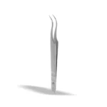 Pinça de Extensão de Cílios Staleks Prata - TE-41-1 - Serie Expert 10