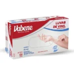 Luva Vinil s/ Pó Vabene M - Caixa c/ 100 uds