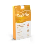 Folhas Prontas Corporais c/20 folhas Natural Depilflax