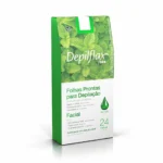 Folhas Prontas faciais c/24 Hortelã Depilflax