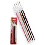Kit Pincéis de Unha Fino Kolinsky C/5un