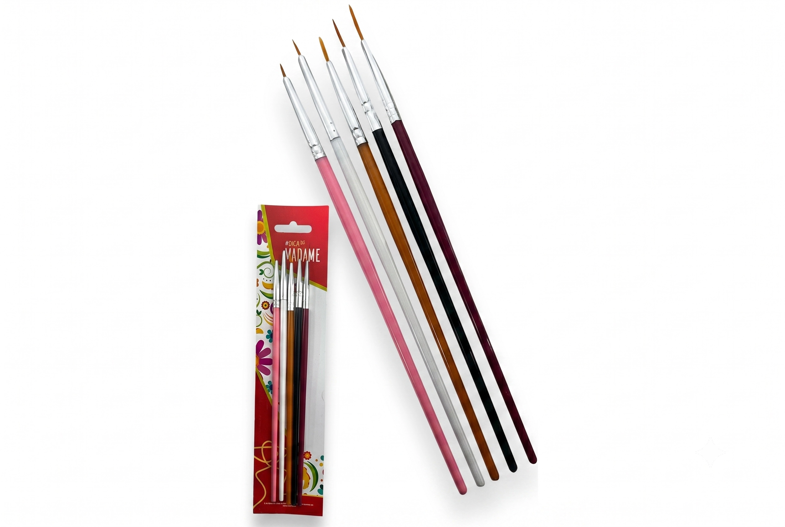 15554604411-19.webp Kit Pincéis de Unha Fino Kolinsky C/5un - Imagem 1