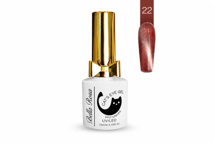 Esmalte Em Gel Magnético Cats Eye Bella Rosa 12ml - Imagem 13