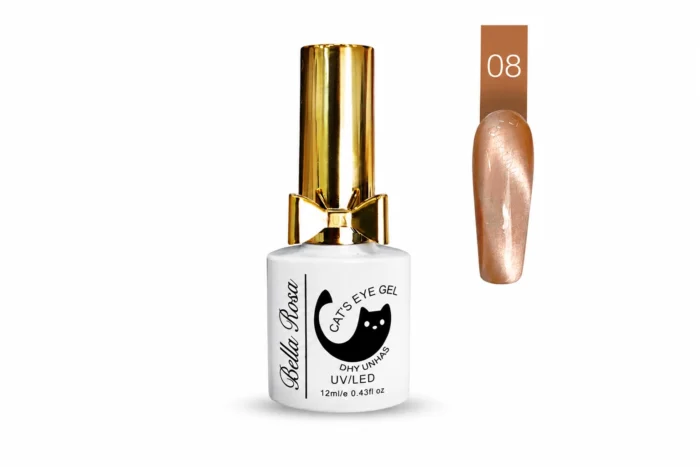 Esmalte Em Gel Magnético Cats Eye Bella Rosa 12ml - Imagem 7