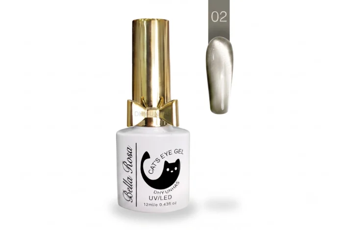 Esmalte Em Gel Magnético Cats Eye Bella Rosa 12ml - Imagem 3