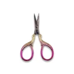 Tesoura Para Unha Rosa e Dourada Dafu DF-TS045031